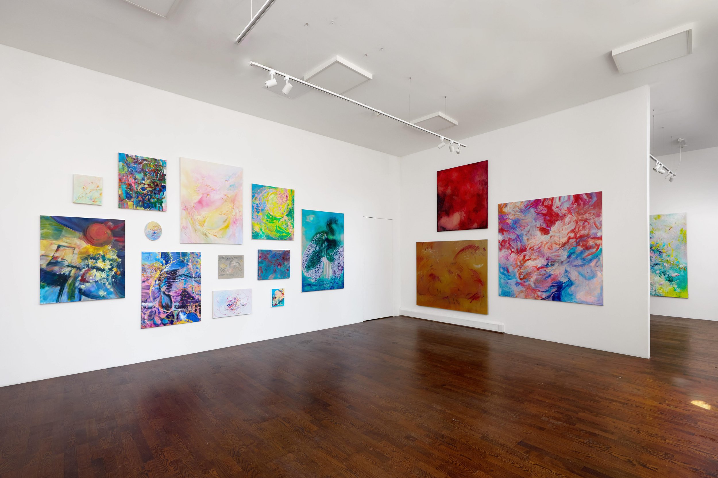 Installation view of 'The Torrent & The Fold', 4 - 31 July, 2025, LBF Contemporary, London, UK