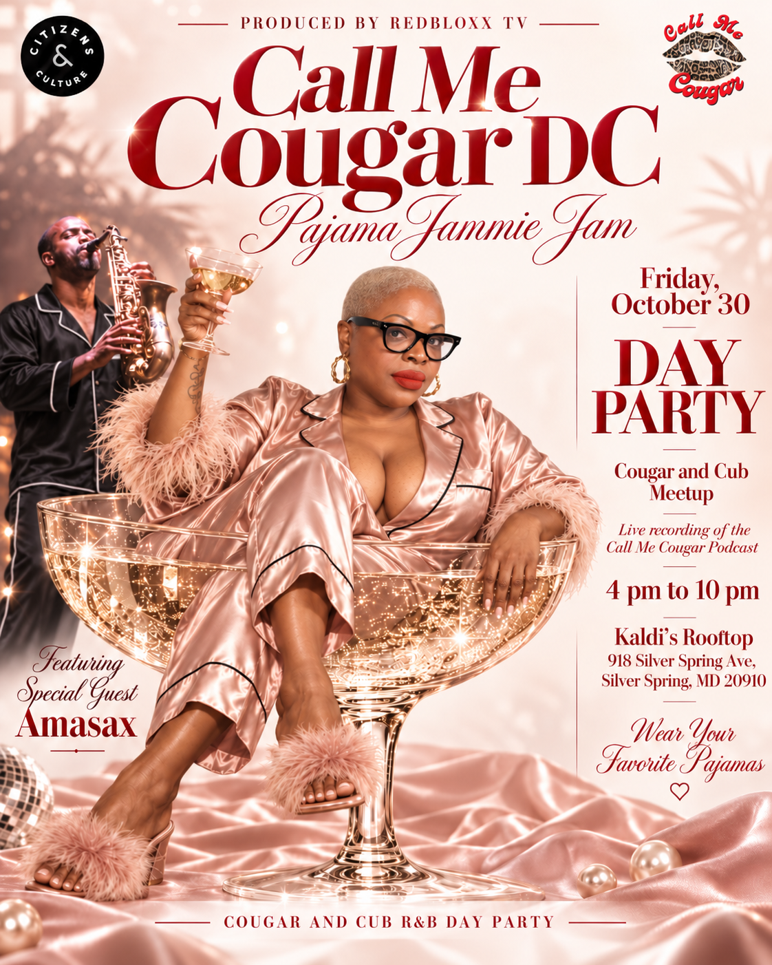 October 30: Call Me Cougar DC Pajama Party