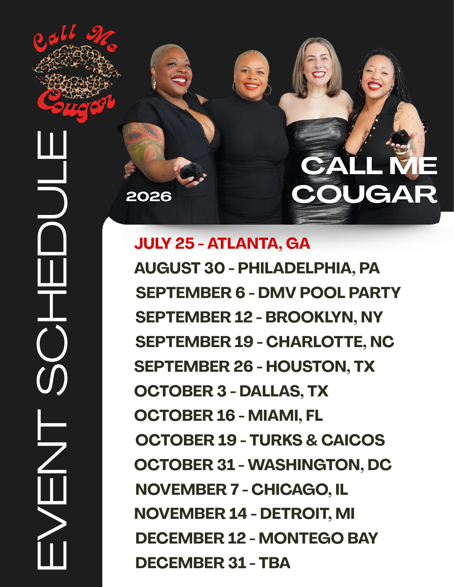 August 30: Call Me Cougar Philly
