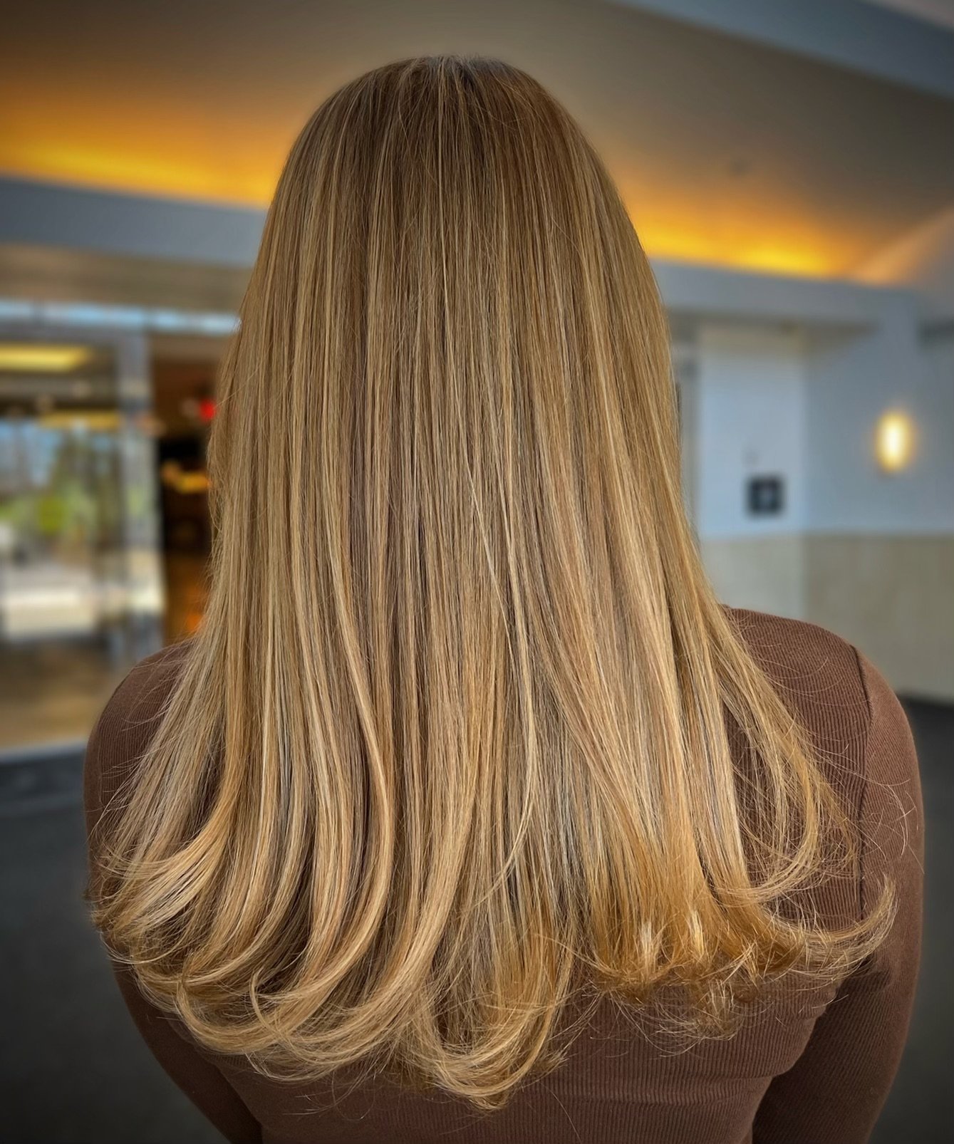 girl with dark blonde hair