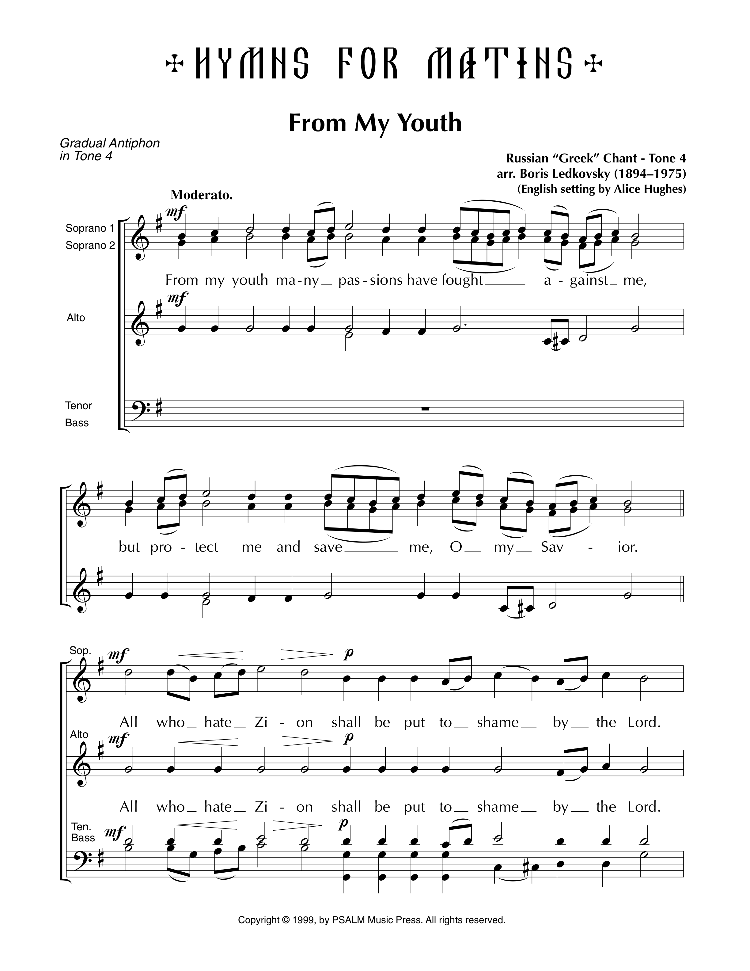 From My Youth • Ledkovsky