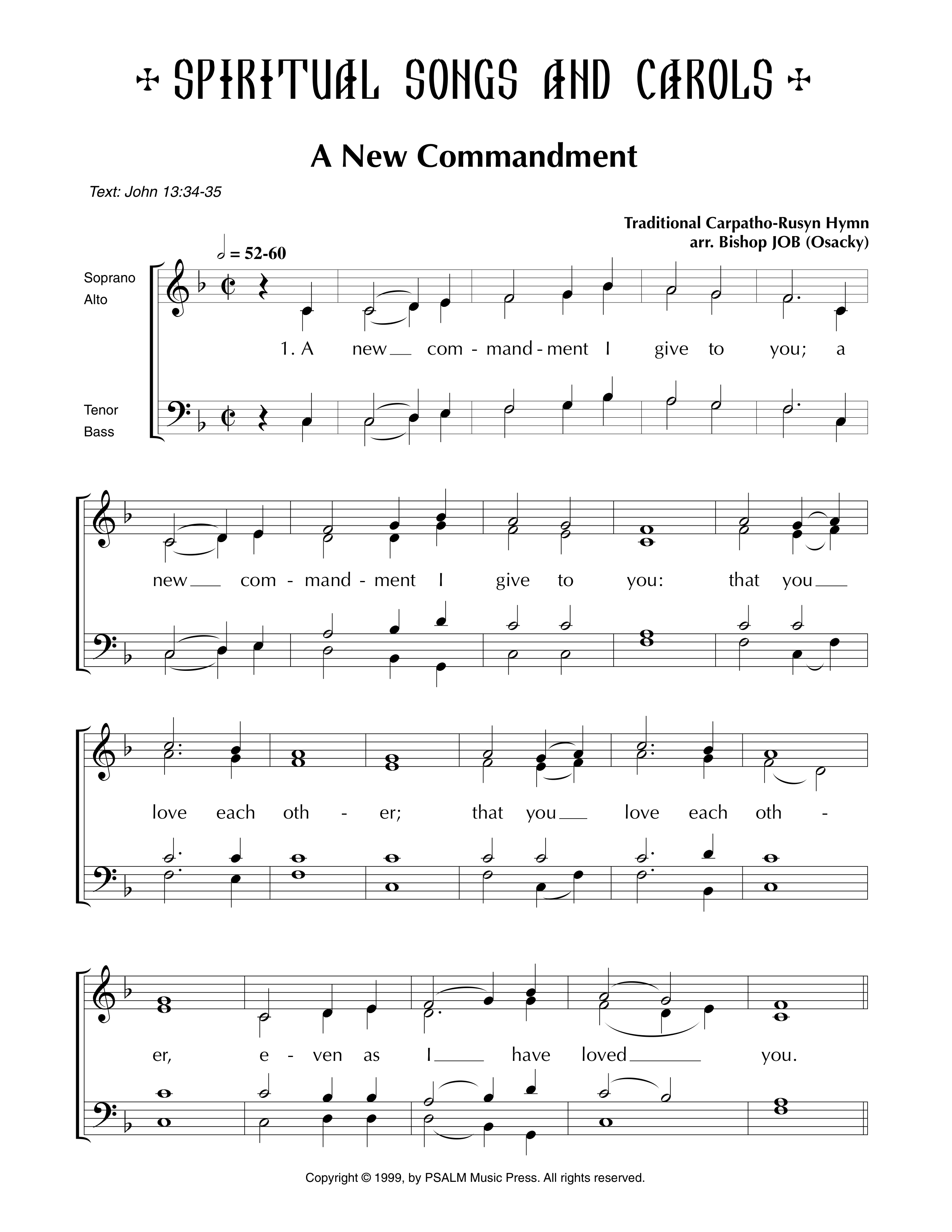 A New Commandment • Abp. JOB