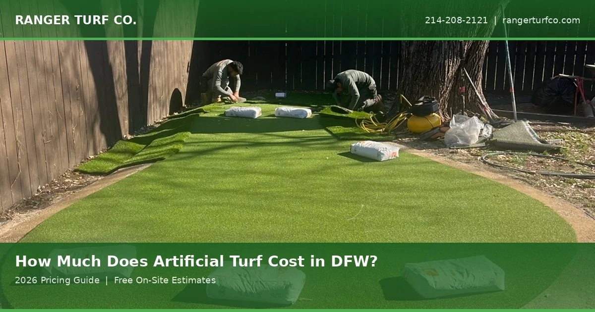 How Much Does Artificial Turf Cost in DFW? (2026 Pricing Guide)