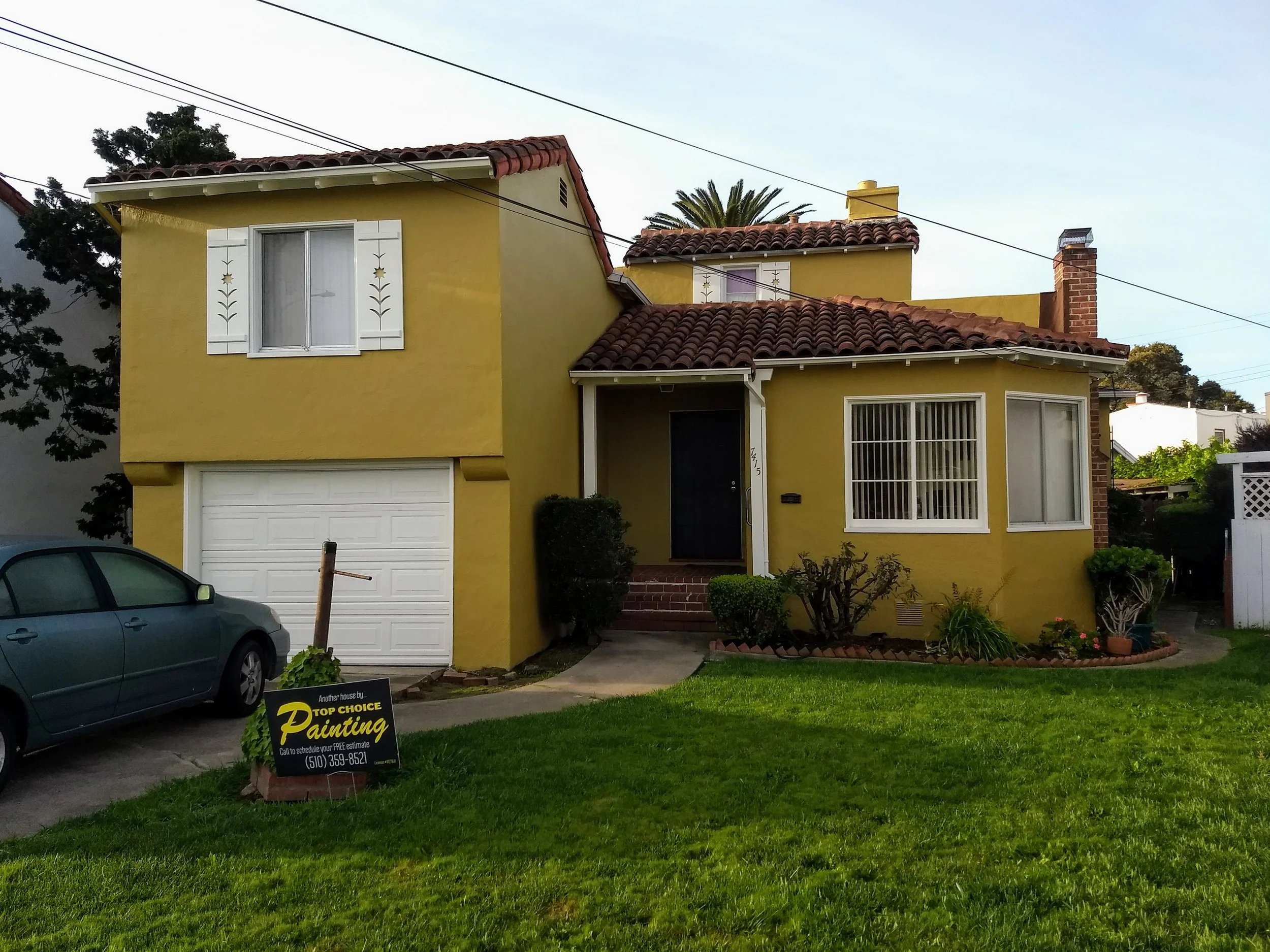 Exterior house painting with long-lasting materials and careful preparation in El Cerrito, Californi