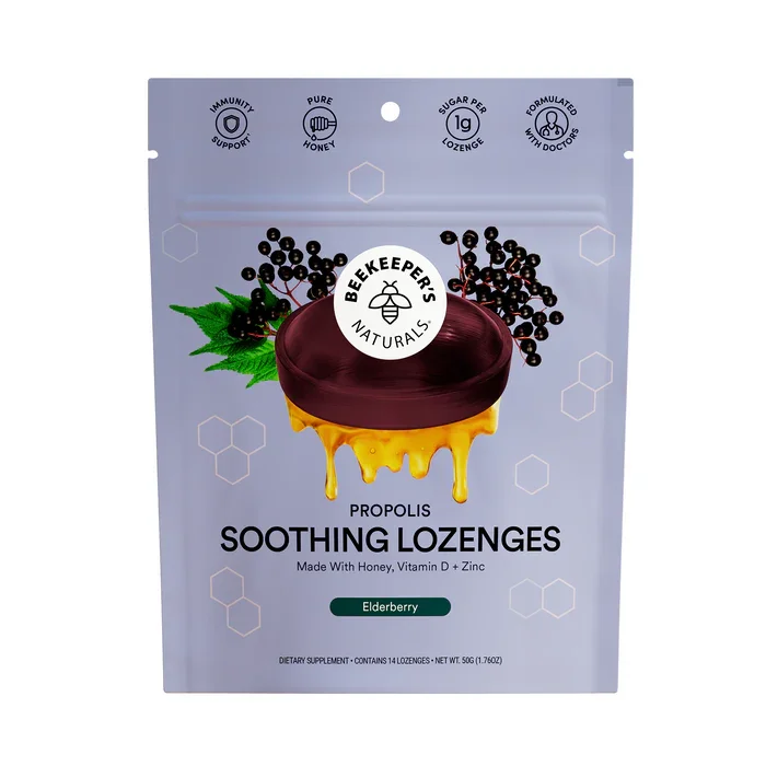 Beekeeper's Naturals - Elderberry Propolis Lozenges