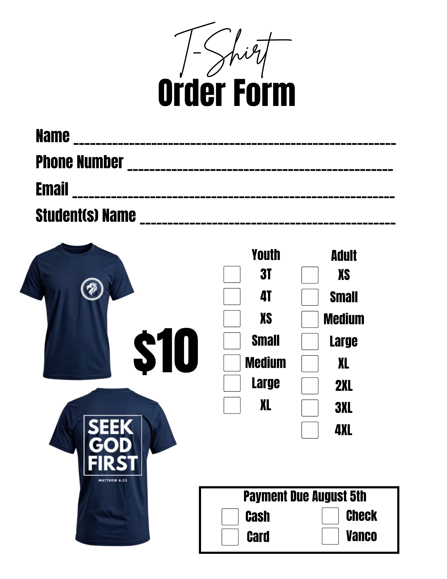 2026 School Theme Shirt