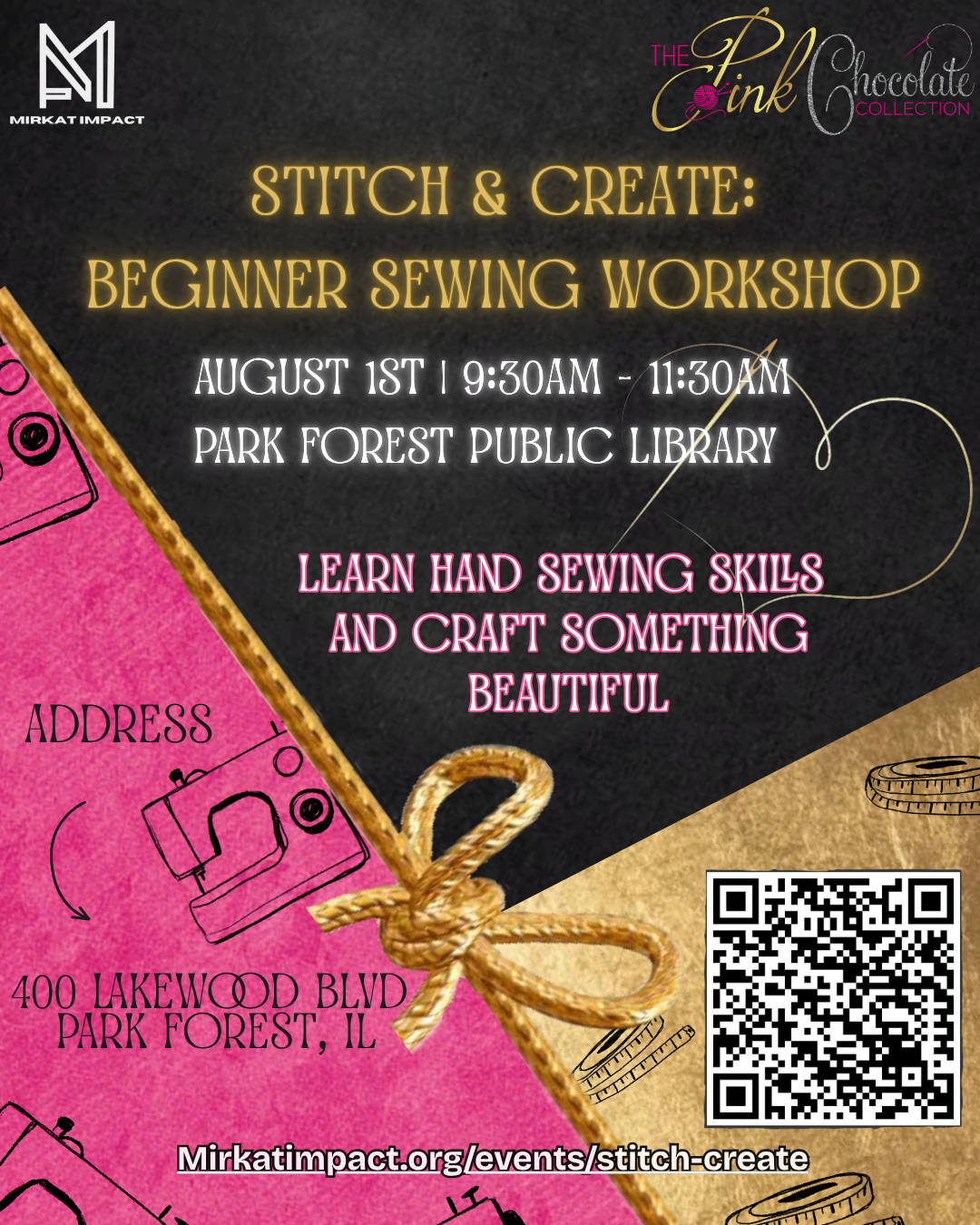 Stitch & Create: Beginner Sewing Workshop