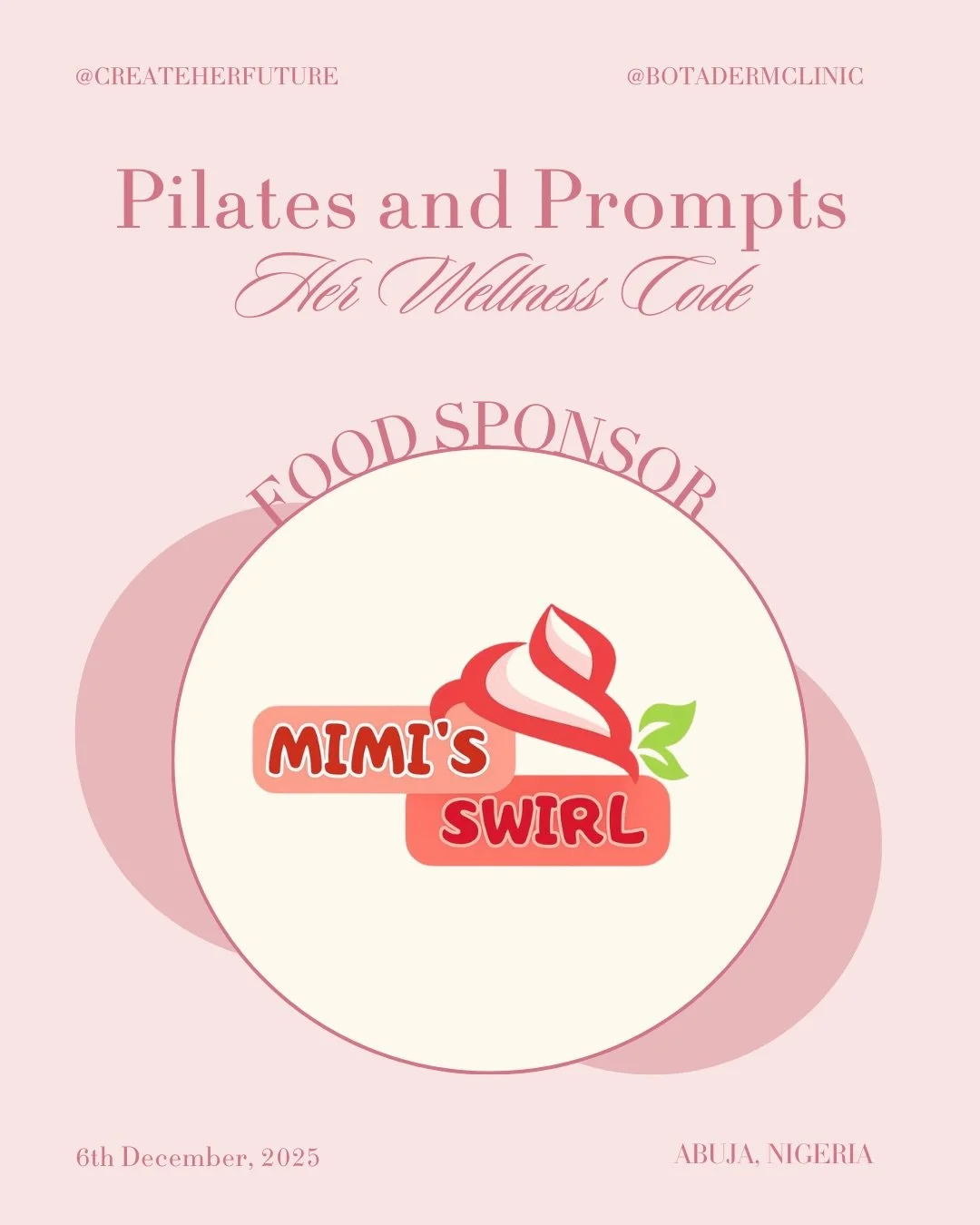 A huge thank you to our incredible Food Sponsor, @mimis.swirl_ ! ✨

We are so grateful to have @mimis.swirl_ as part of the Pilates &amp; Prompts experience this Saturday! Their support helps us create a beautiful, mindful event and, most importantly