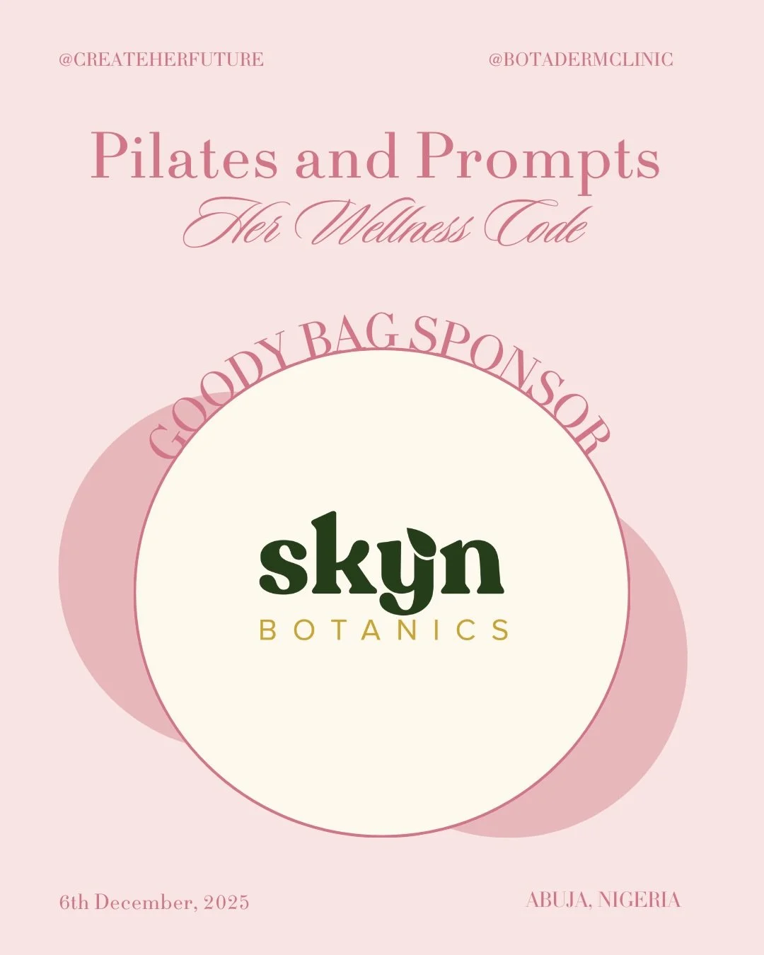 ✨ A huge thank you to our incredible Goody bag Sponsors @skynbotanics @ea_organizer ! ✨

We are so grateful to have @skynbotanics &amp; @ea_organizer as part of the Pilates &amp; Prompts experience this Saturday! 

A radiant thank you to our Skincare