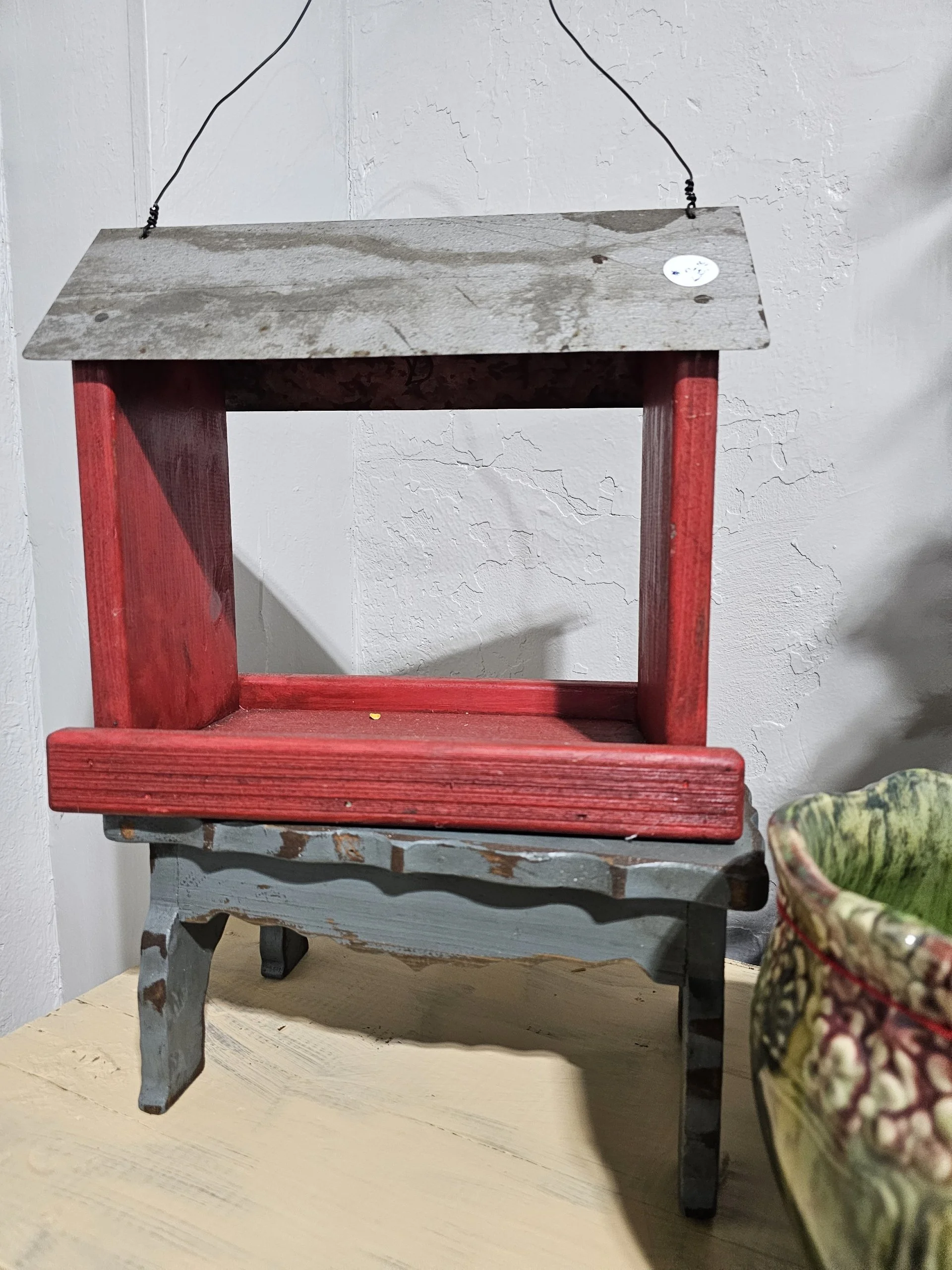 Red Bird Feeder