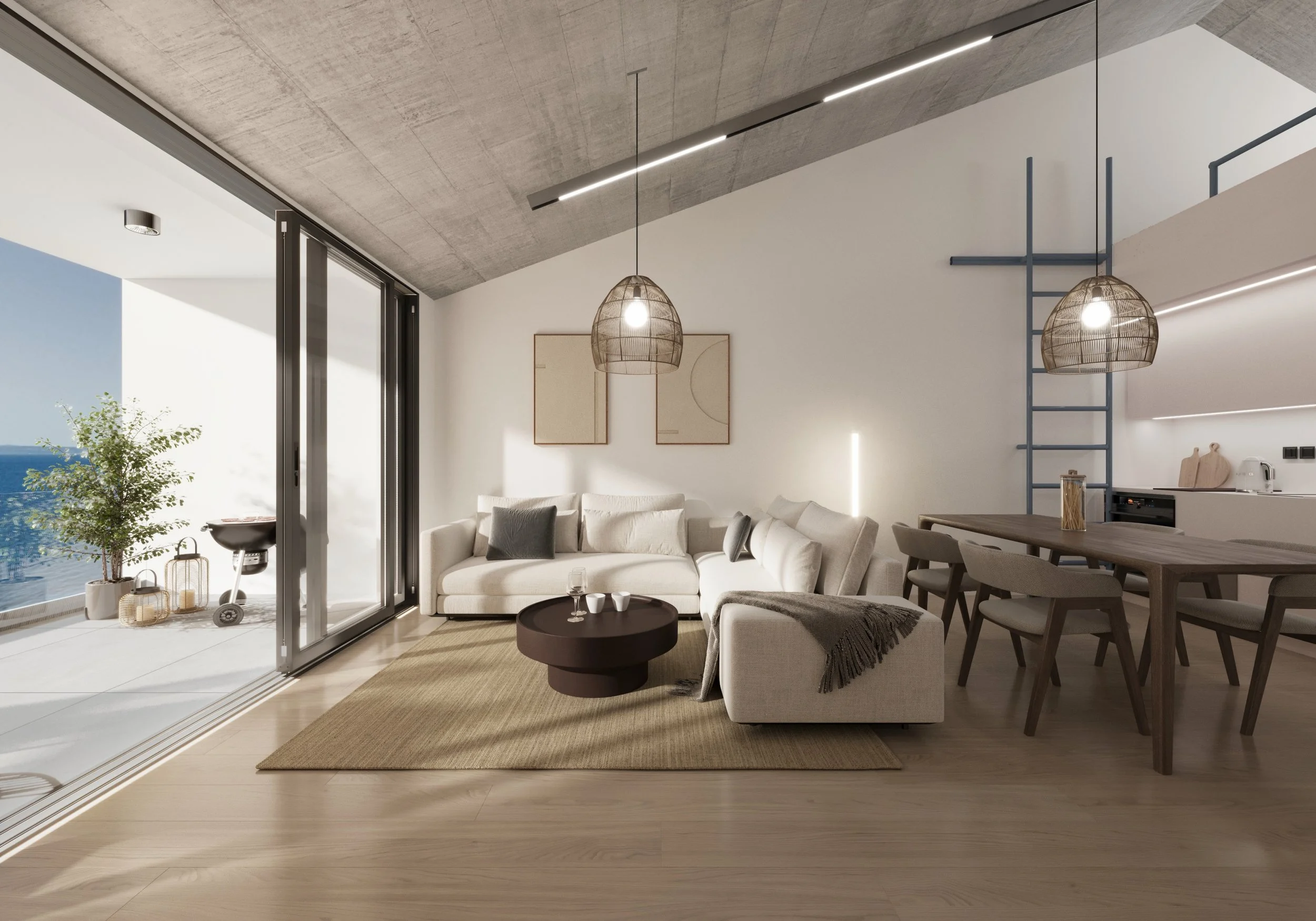 Prímorský apartmán, Brač, Chorvátsko