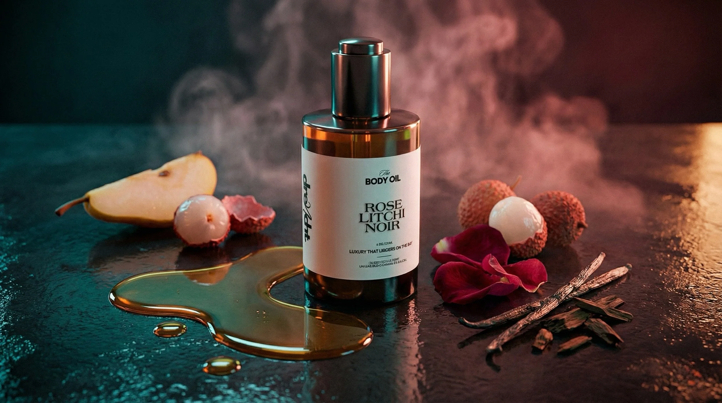 Rose Litchi Body Oil