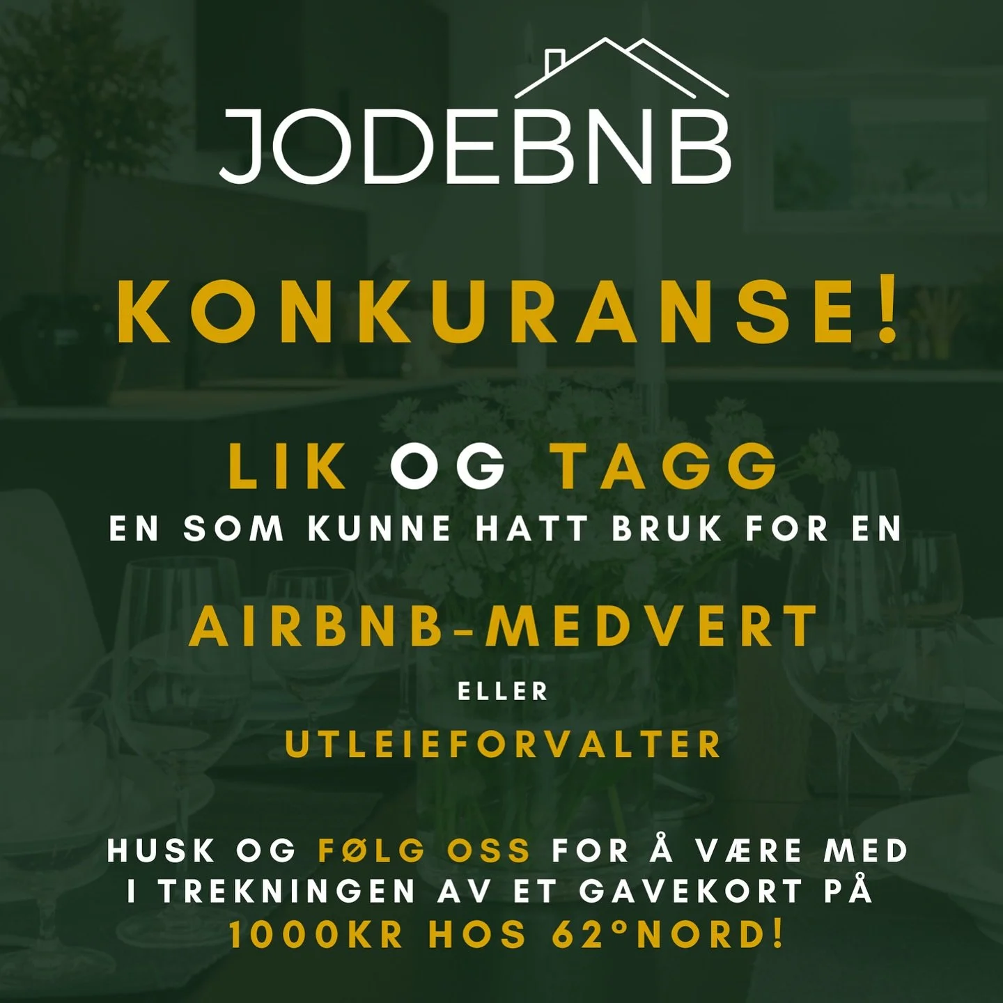 🌟KONKURANSE🌟
I forbindelse med @boligmesse i &Aring;lesund kj&oslash;rer vi en konkuranse med en premie p&aring; et gavekort hos @62nord ✨

Gjennomf&oslash;r disse tre stegene innen 05.10 for &aring; v&aelig;re med i trekningen!🤝

Lik dette bildet