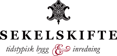 Logo de SKELESKIFTE, une entreprise de décoration et d'aménagement, avec une étoile stylisée en haut, le nom en majuscules, et une devise en cursif dessous.