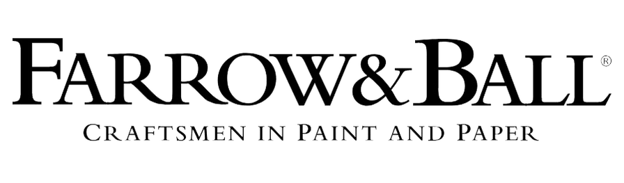 Logo de la marque Harrow & Ball avec le slogan 'Craftsmen in Paint and Paper'