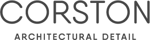 Logo de Corston avec le slogan 'Architectural Detail'