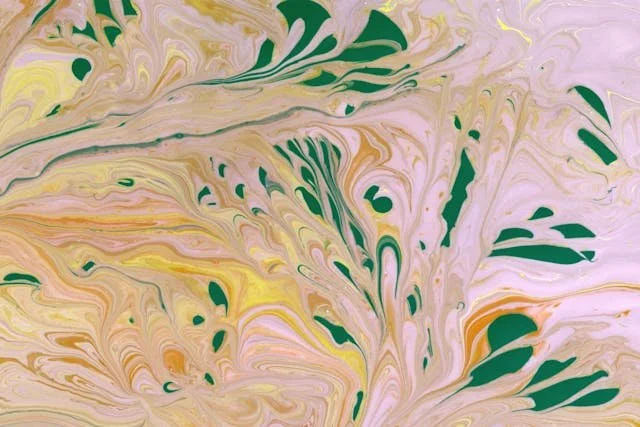 a painting of colors