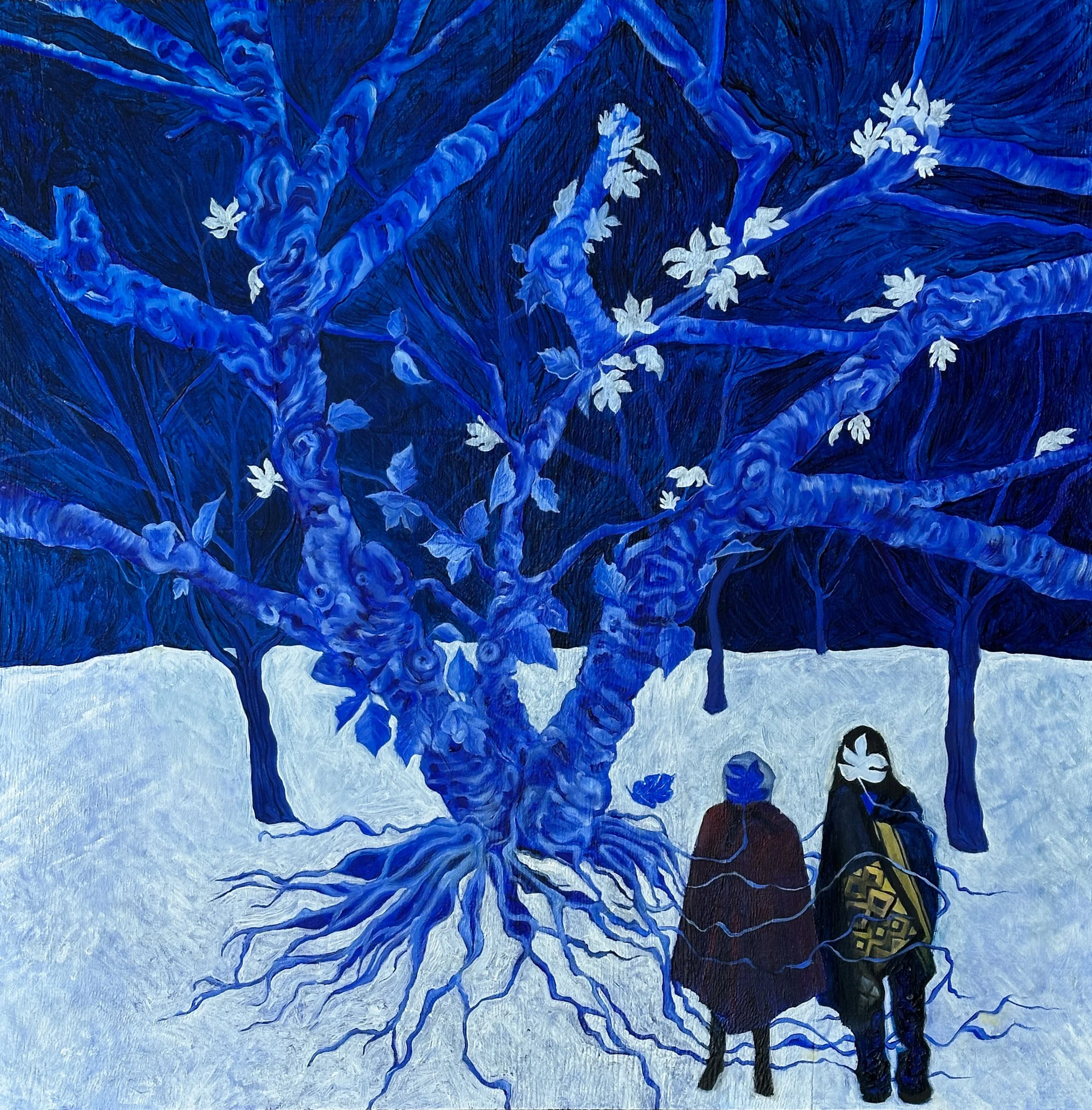 La higuera de cien años. 2025 | 16 x 16"