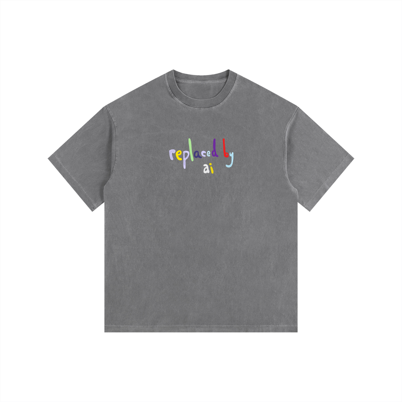 Replaced by AI Oversized T-Shirt