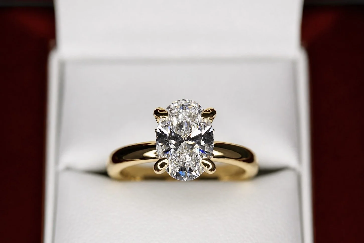 2ct Oval Diamond Solitaire