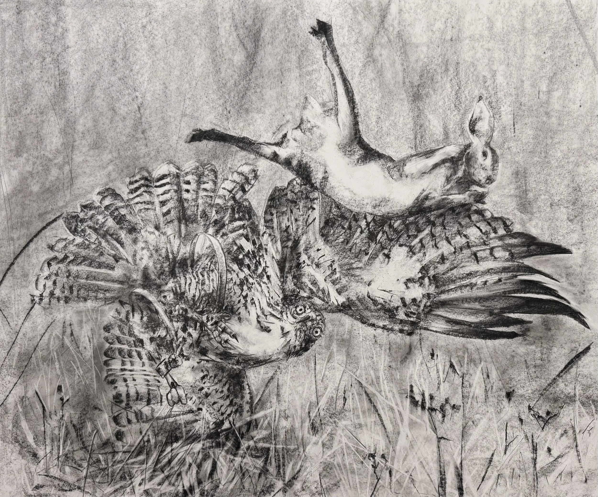 “The Beauty is in the Process”
48x40”
Graphite on paper