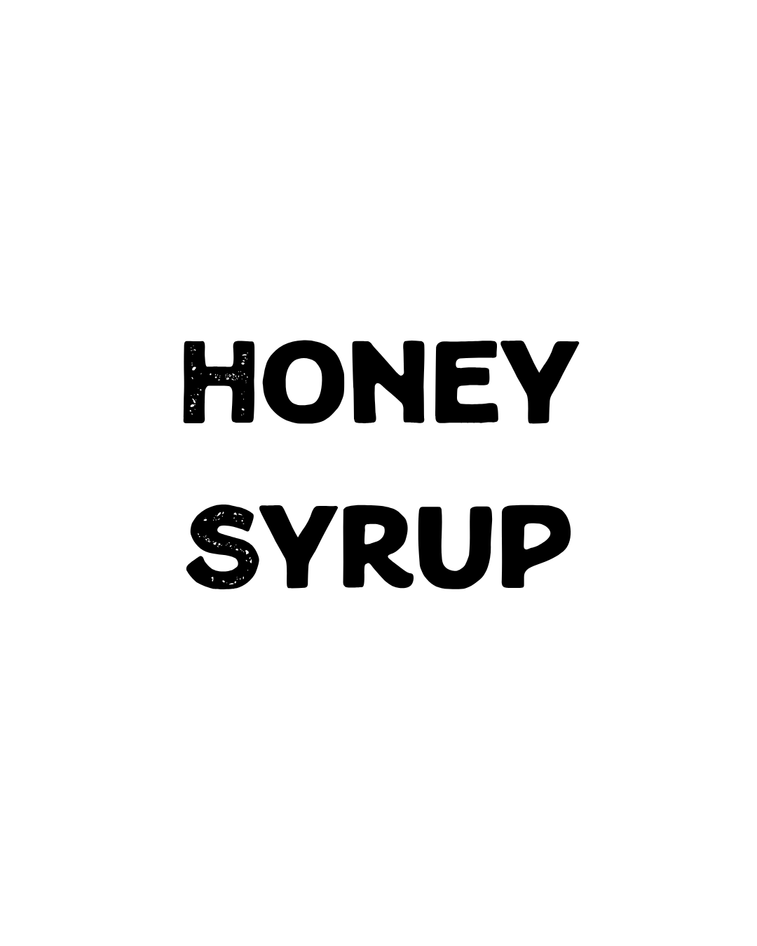 Honey Syrup