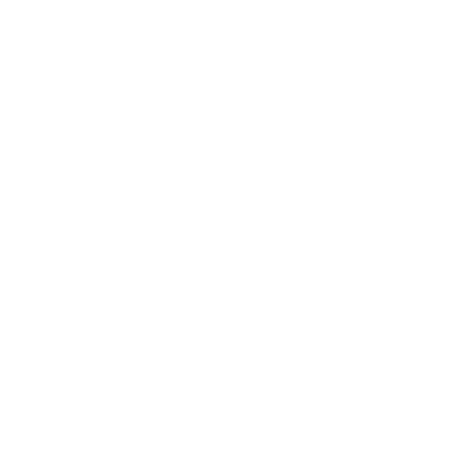 Topographic contour map with white contour lines on a black background.