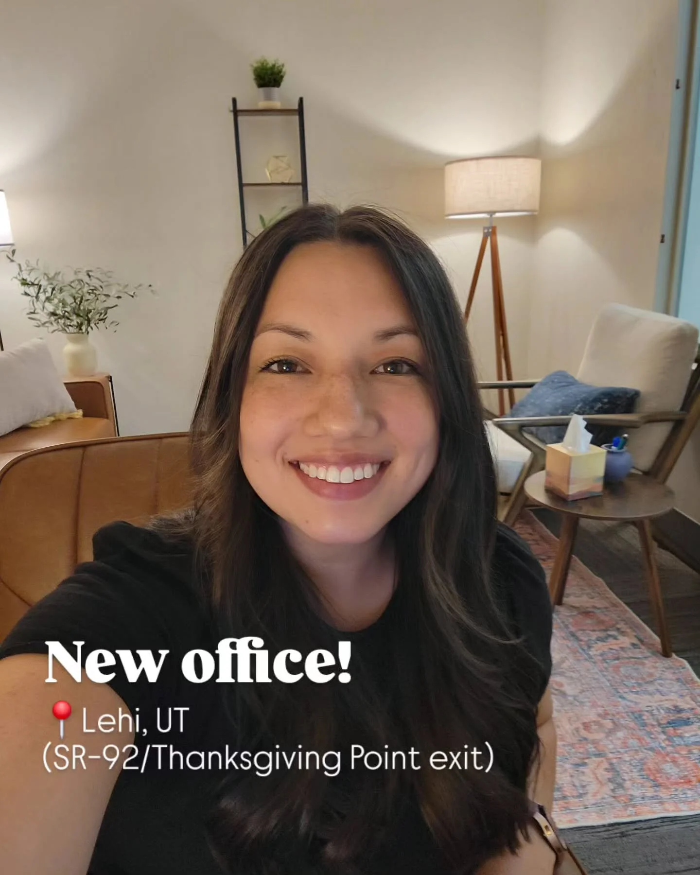 I'm so excited and grateful for this new office space! Video tour coming soon, after I find some art for the walls! Looking forward to welcoming current and new clients here ☺️

If you're looking for a therapist to help with eating struggles, body im