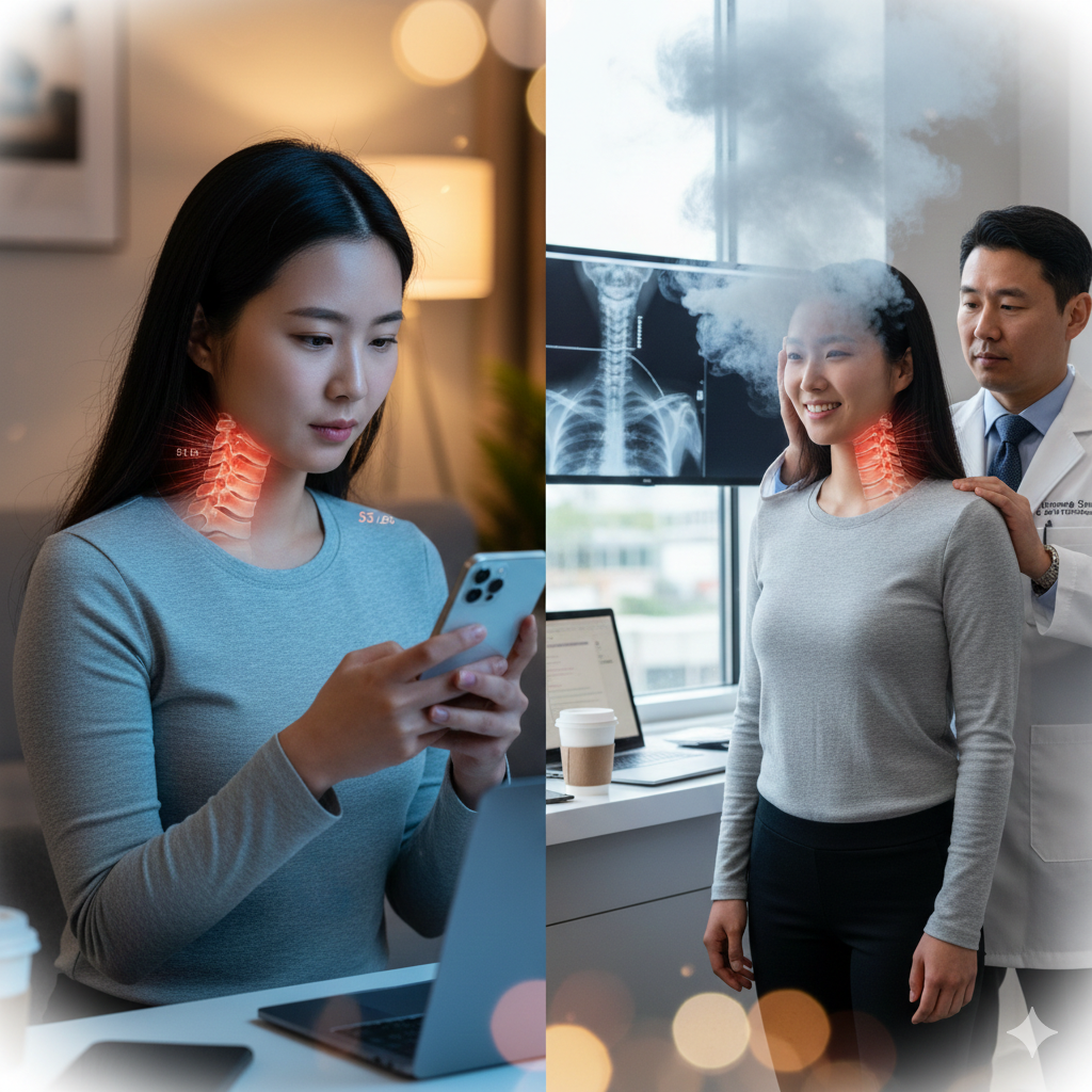 The Hidden Cost of Convenience: Is "Tech Neck" Weakening Your Future? Fairfax VA