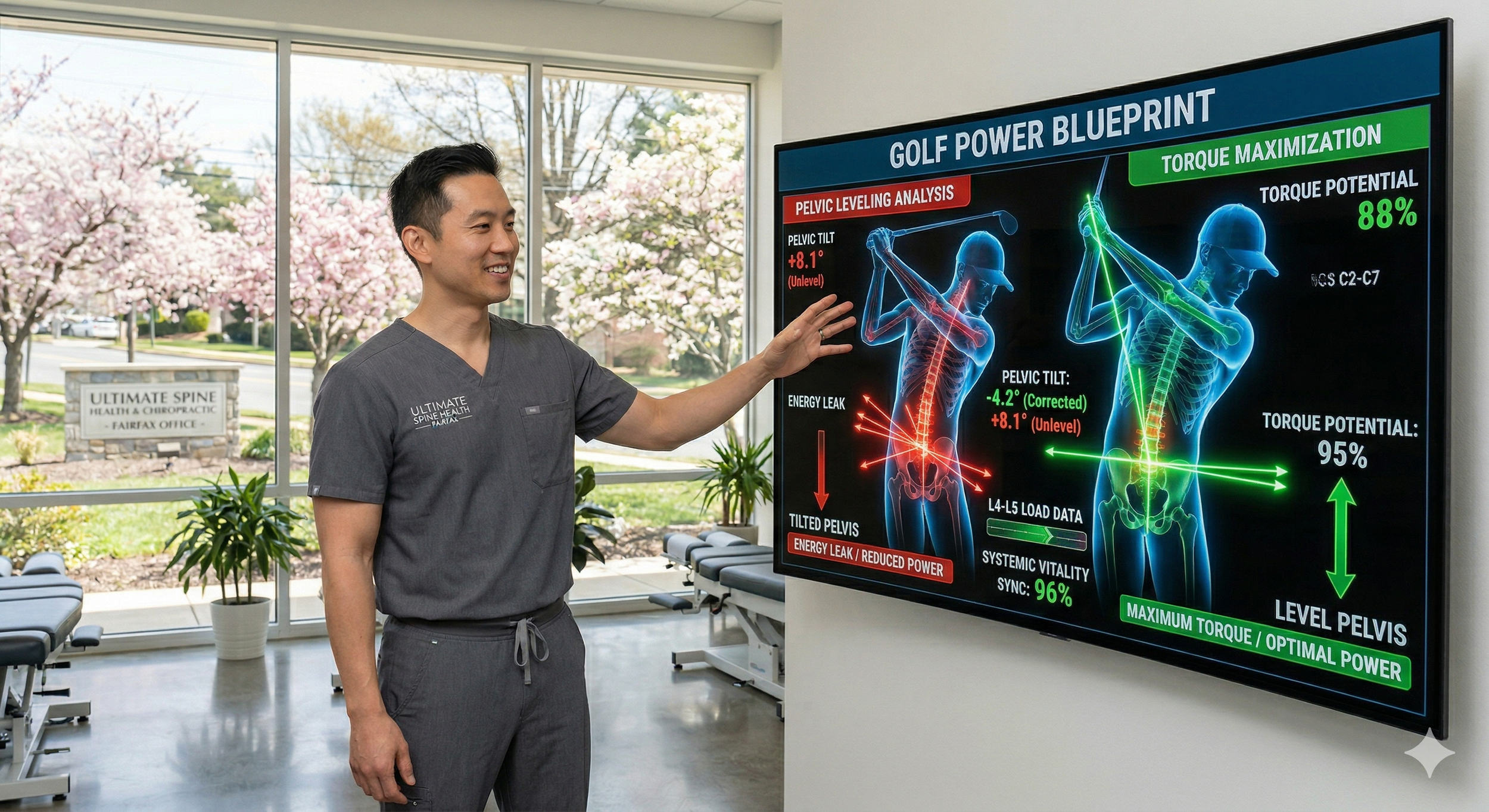 The Secret to Driving Distance: Why Pelvic Leveling is Your Golf Swing’s Foundation Fairfrax VA