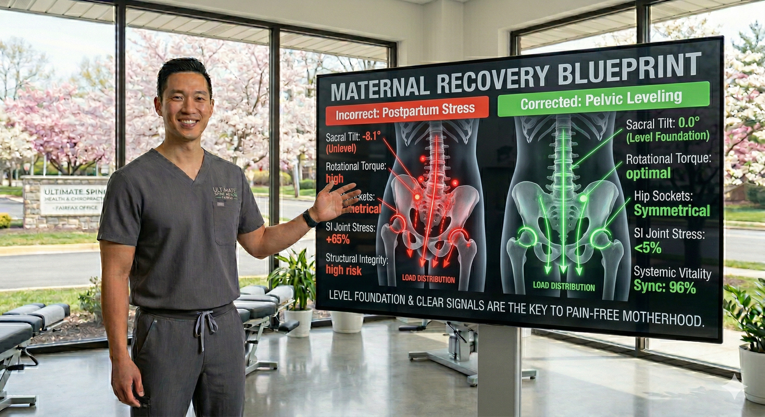 Spring Renewal for Moms: Why April is the Vital Window for Postpartum Pelvic Correction Fairfax VA