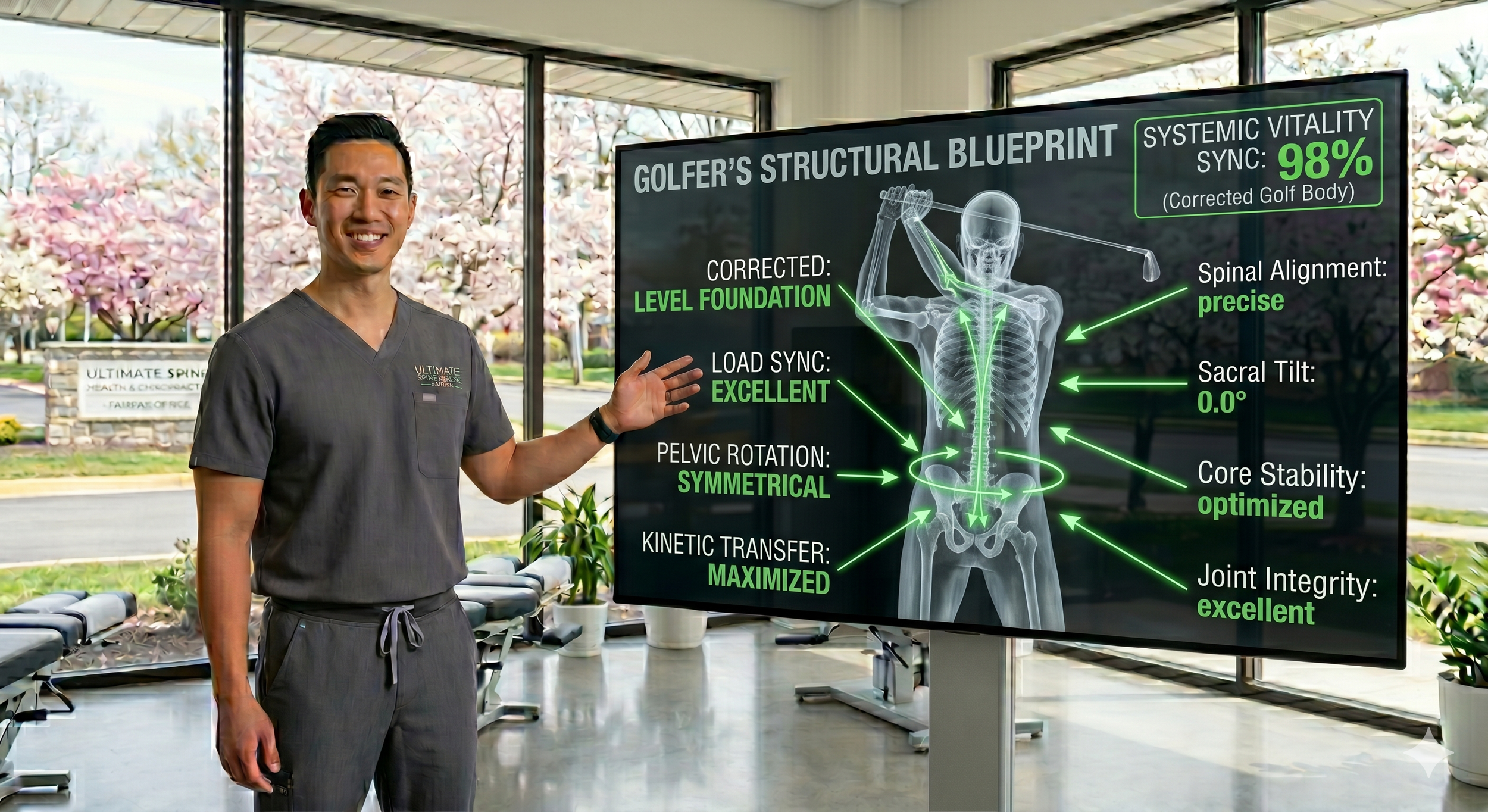 Golf Season in Fairfax: Is an Unlevel Pelvis Causing a "Power Leak" in Your Swing? Fairfax, VA