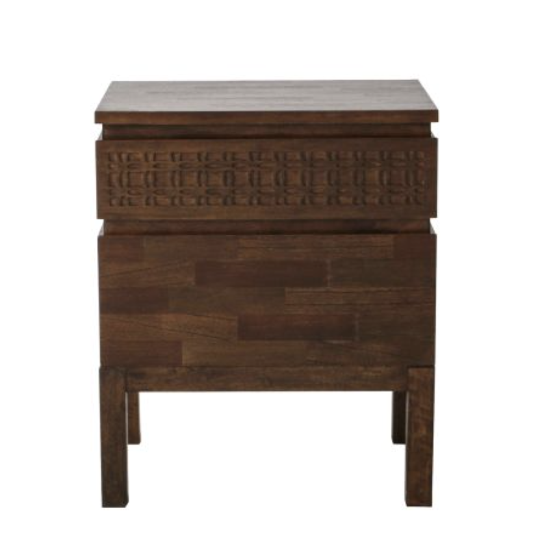 Offering a global traveller look that has a hint of ethnic design detail, this beautiful piece is exciting but timeless in its approach and so can be mixed with modern or classic pieces in an eclectic space. Made using Mango solids with mixed timber