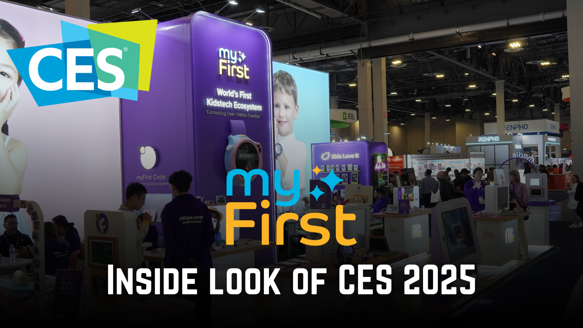 MyFirst Giving Kids Their First Phone - Inside Look of CES 2025