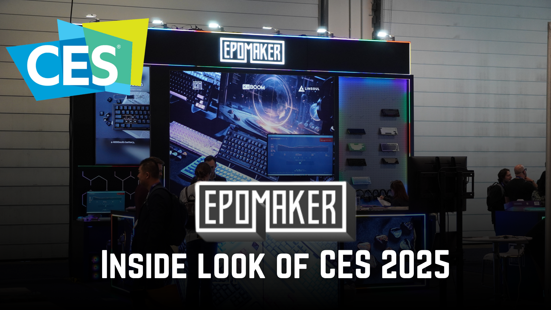 Epomaker Providing The Largest Variety of Keyboards For All Enthusiast - Inside Look of CES 2025