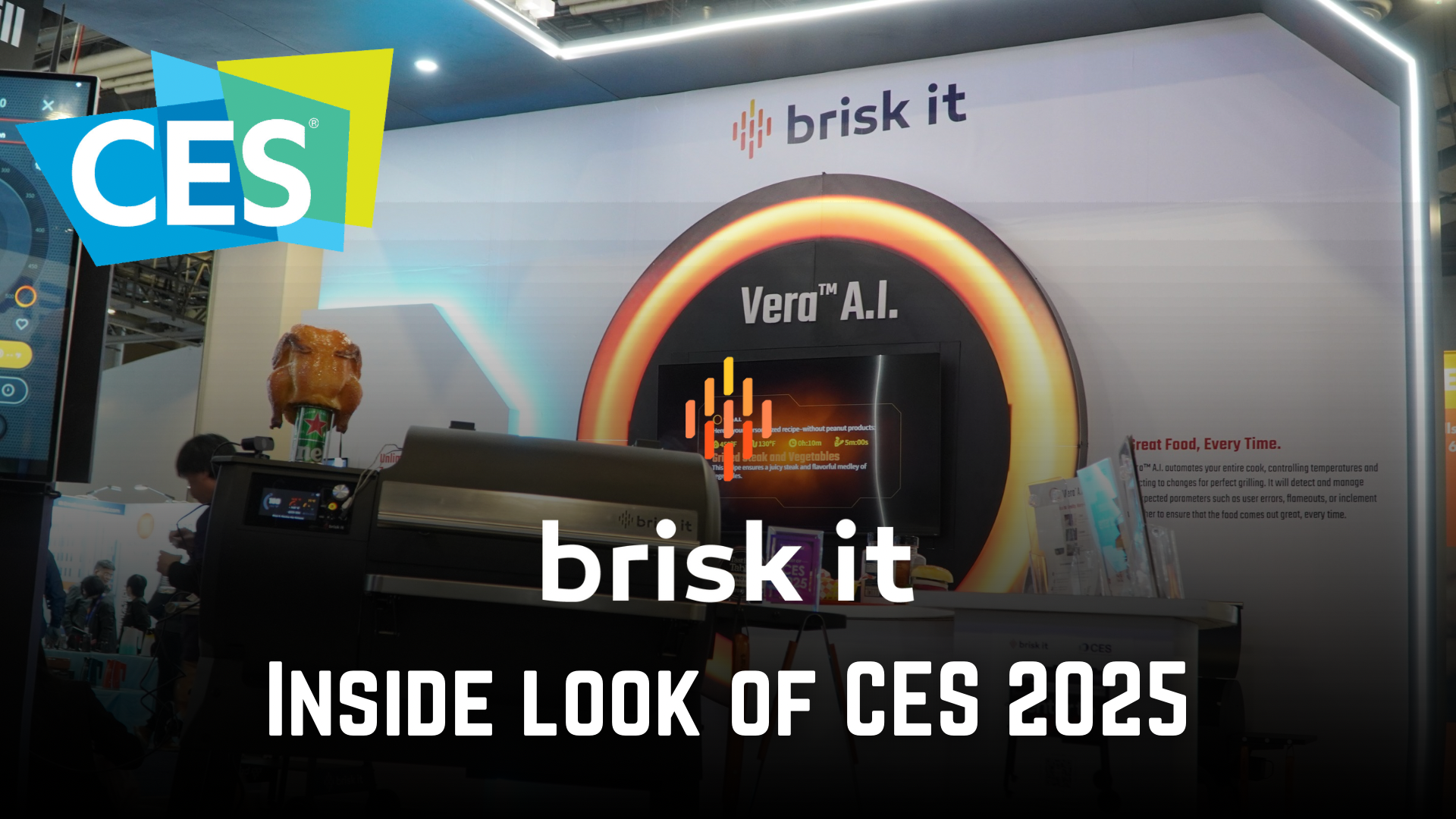 Smoking Meat Will Be Simple With Brisk It - Inside Look of CES 2025