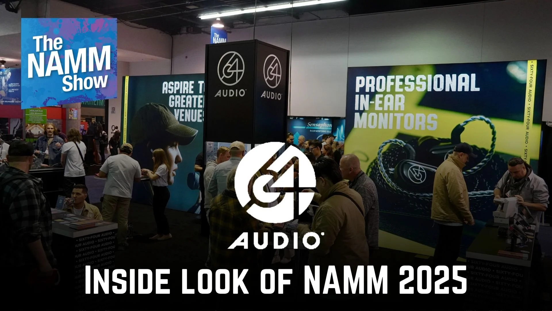 Redefining Affordable Stage Monitors - 64 Audio’s New Spire Series - Inside Look of NAMM Show 2025