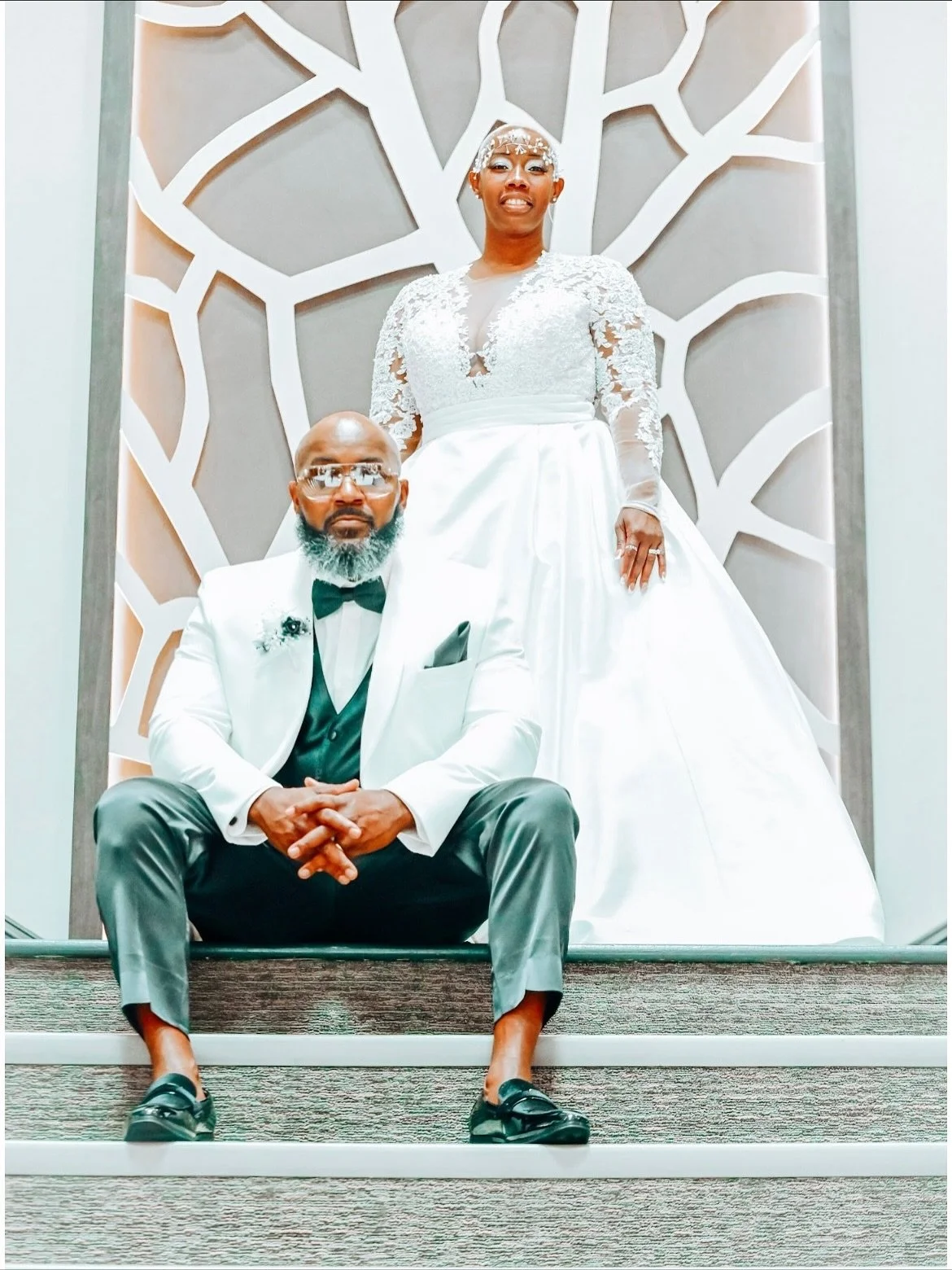 Our stunning bride Anisha said I do on June 21 💍 We can&rsquo;t get over how timeless and beautiful she looked 🥹😍 Thank you for sending us a glimpse of your special day with us 🤍 Wishing you both a lifetime of happiness! 
.
.
.
#nataliesbridalsby