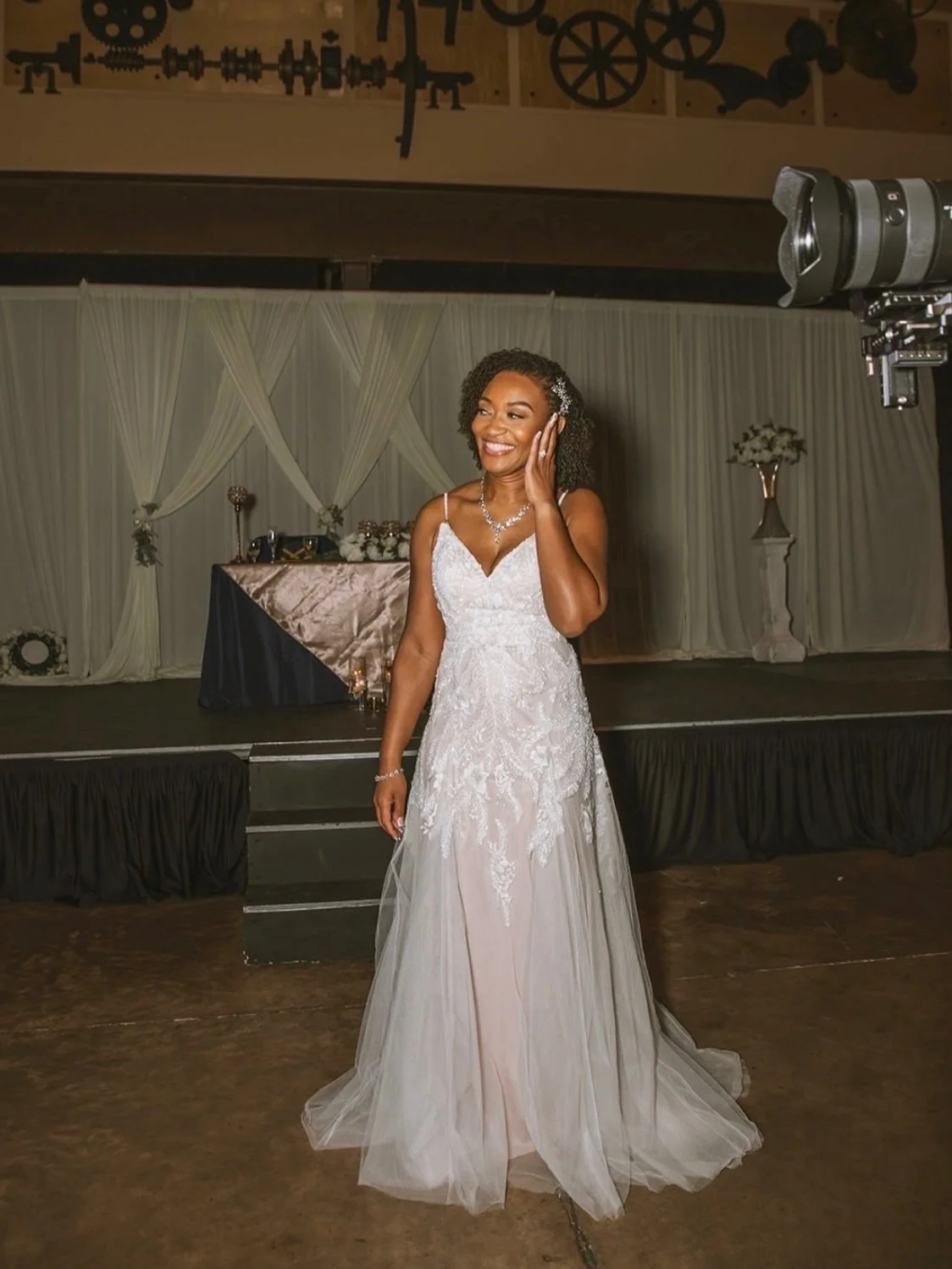 From yes to the dress to I do 🥹💍 Thank you for letting us be part of your love story &amp; sharing these gorgeous photos 😊 Wishing you and Donell a lifetime of happiness 💖
.
.
.
#nataliesbridalsbybb #weddingday #weddingphotography #married #ido