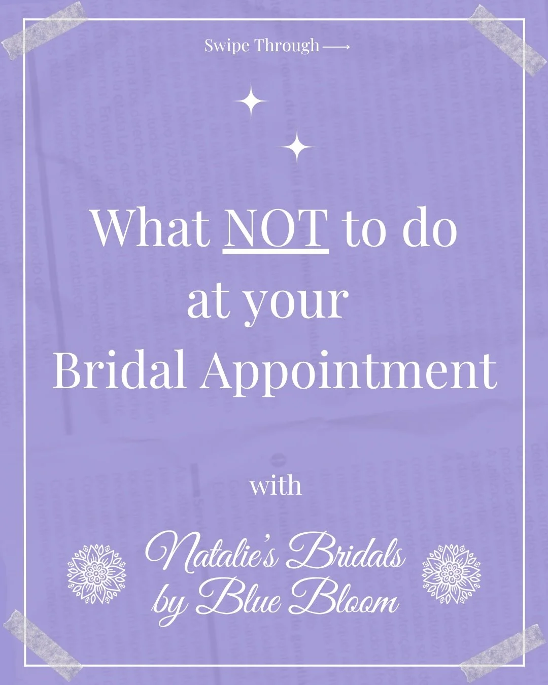 Your bridal appointment should feel exciting, memorable, and FUN 🥳 but there are definitely a few mistakes that can make the experience more stressful than it needs to be 👀 Save this for your bridal appointment or send it to a bride ☺️
.
.
.
#natal