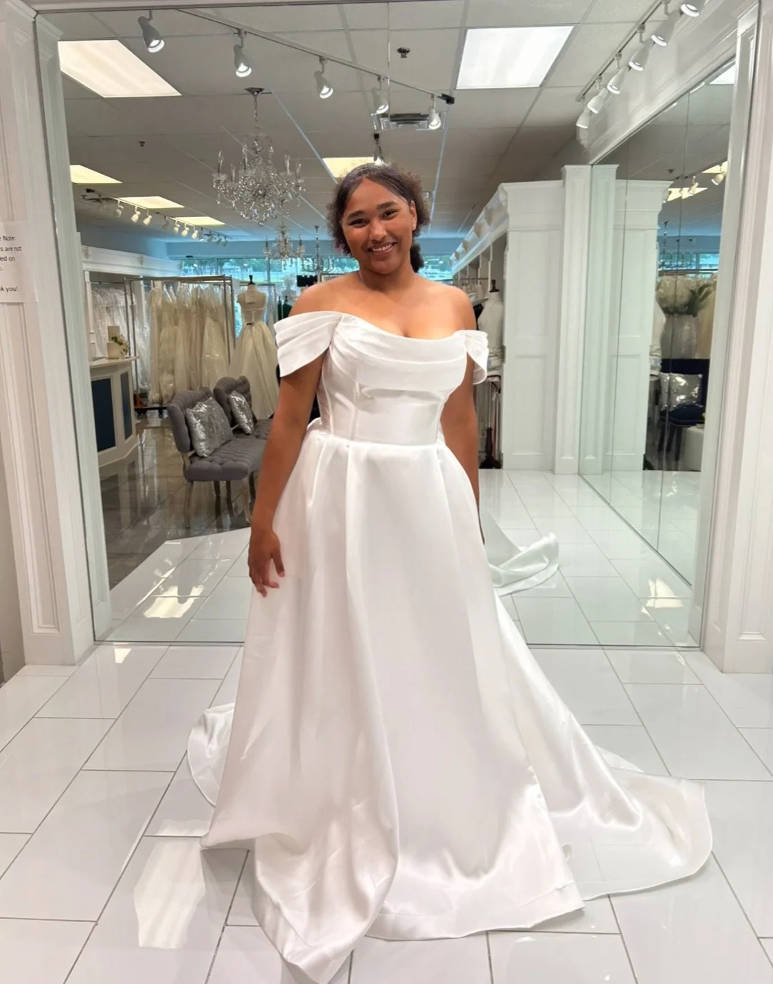 This stunning mikado A-line gown is serving classic bridal beauty from every angle 🤍💍 Could you see yourself saying I do in this beauty? 🥰
.
.
.
#nataliesbridalsbybb #weddingdress #weddingdressinspiration #bridalboutique #bride