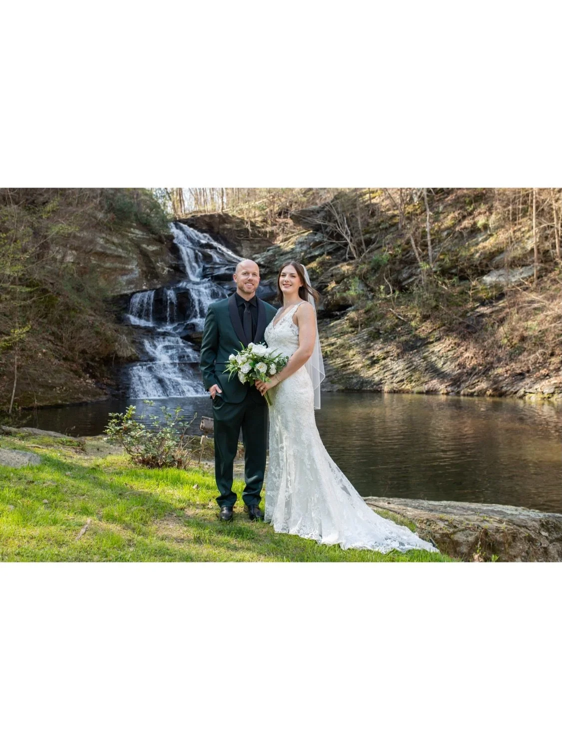 We are absolutely obsessed with Jean &amp; Garrett&rsquo;s wedding photos 😍🤍 Thank you for letting us be part of your bridal journey 🥹 Wishing you both a lifetime of happiness ❤️
.
.
.
#nataliesbridalsbride #weddingday #weddingphotography #married