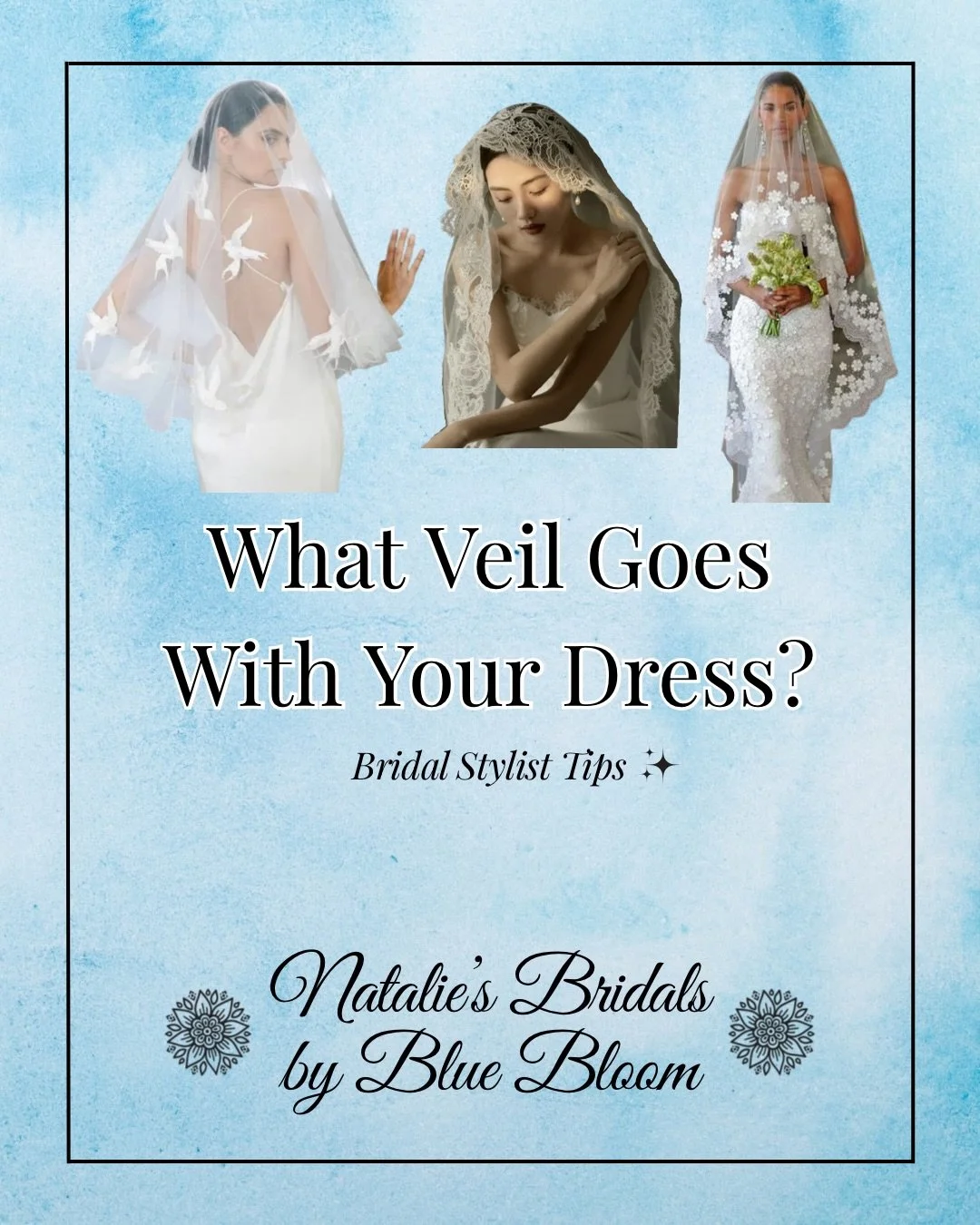 Not sure which veil is the perfect match for your wedding dress? Swipe through for a few bridal stylist approved veil pairings and save this guide for your shopping experience ☺️✨ Still searching for the perfect finishing touch? Book your appointment