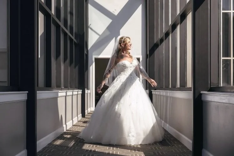Her dream dress, princess moment, and her happily ever after 🥹❤️ Our bride Catherine looked absolutely stunning in her dream ball gown as she said I do 💍 Thank you for letting us be a part of your big day! We&rsquo;re so honored to have helped you 