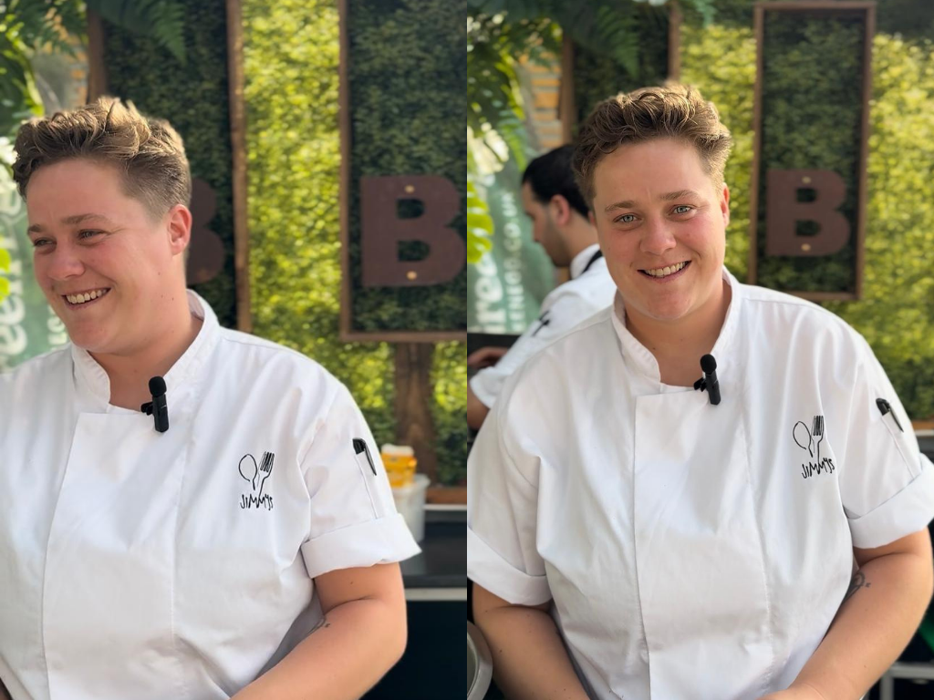 Behind the flames: yes Chef Heidi