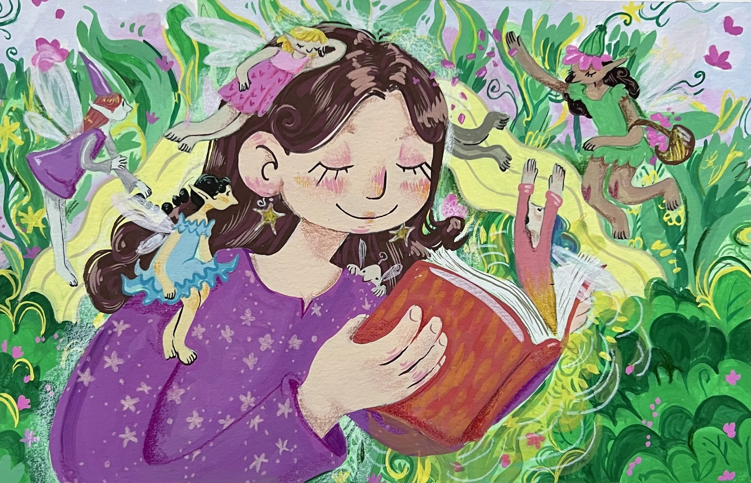 Fairy Tales
6x9in Gouache on watercolor paper