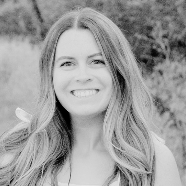 Black and White headshot of Haley Alandt, COO of Proud Impact Collective