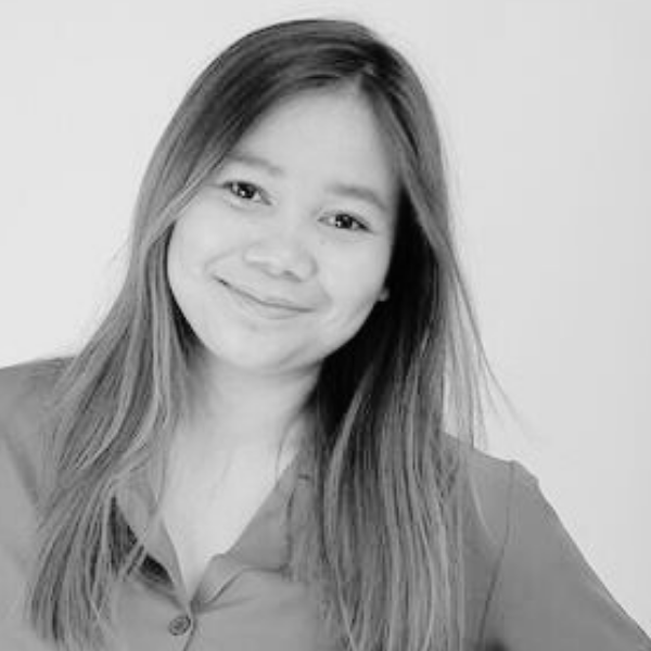 Black and White headshot of Jed Marquez, Digitial & Social Commerce Manager of Proud Impact Collective