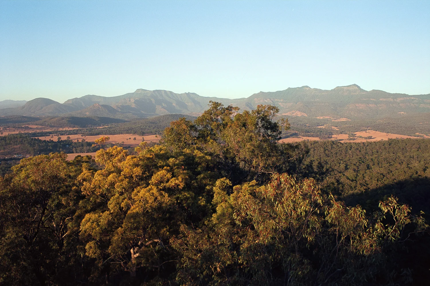 The southern ends of Main Range.