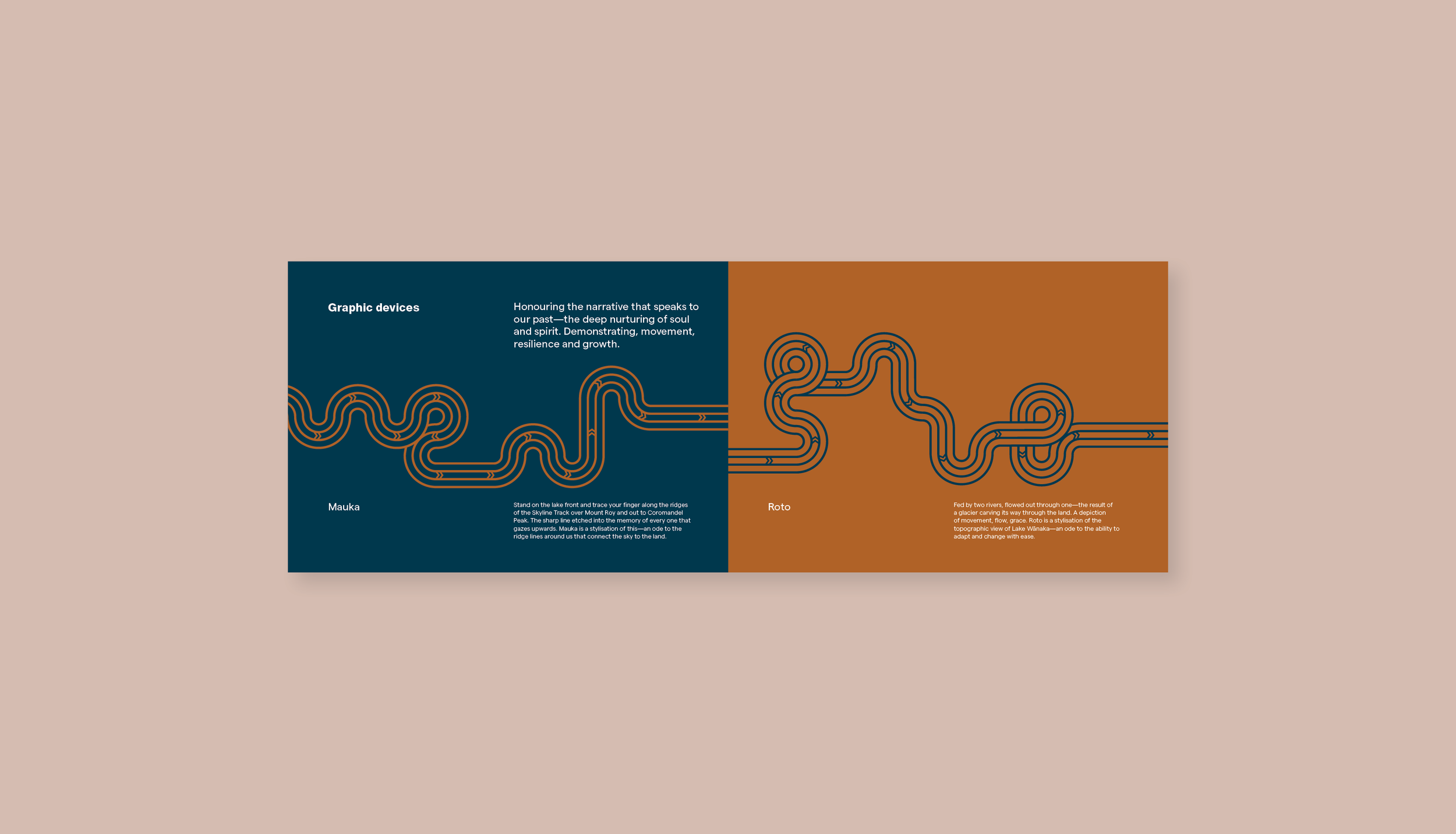 An image of the brand guidelines spread